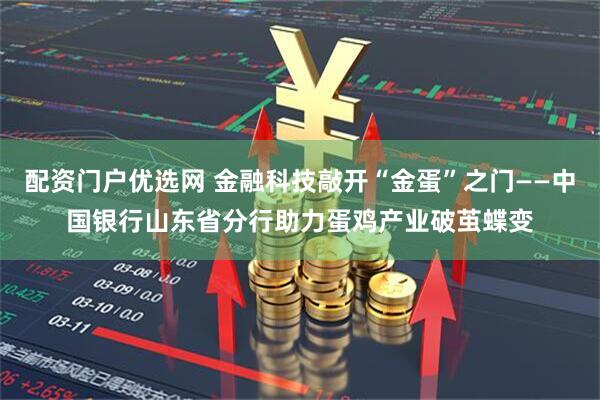 配资门户优选网 金融科技敲开“金蛋”之门——中国银行山东省分行助力蛋鸡产业破茧蝶变